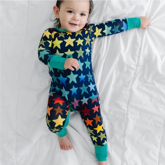 NWT Little Sleepies Star Crescent Zippy - Picture 3 of 3